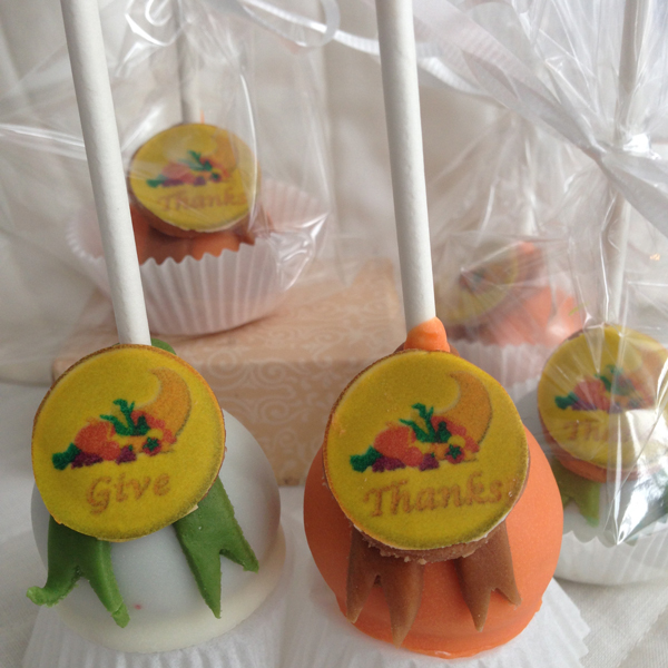 YouCake edible stickers on cake pops